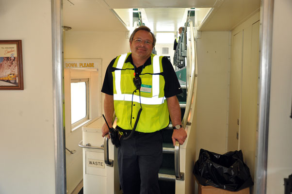 DTO-Trainmaster-Dean-Ritter.jpg - Dean Ritter, Manager of Termainal Operations at Sterling, Illinois.