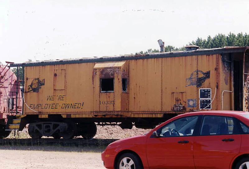 011.jpg.jpg - C&NW Waycar at Spooner, Wisconsin in August 2005.
