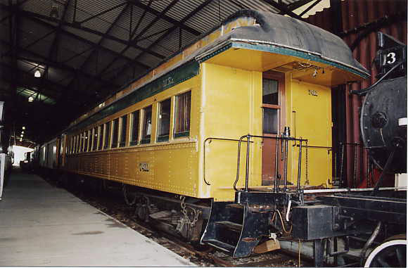 022.jpg.jpg - A C&NW Open Platform Coach 7411 at Green Bay.