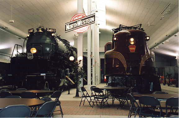 024.jpg.jpg - At the Green Bay Railroad Museum in July of 2006,  the C&NW is well represented with the C&NW herald prominently displayed in this area.
