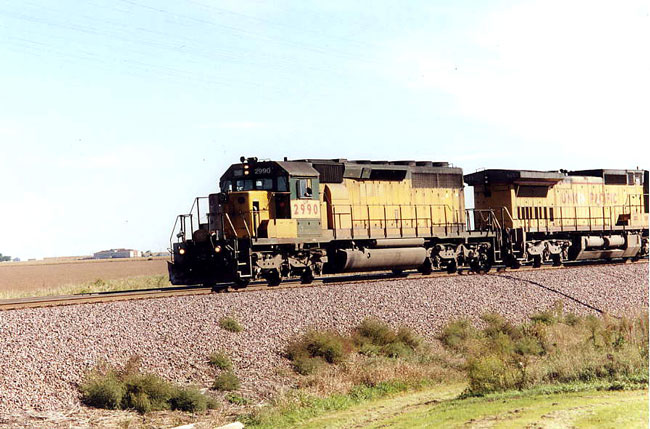 038.jpg.jpg - Union Pacific Work Train on the New Line, October 2006.