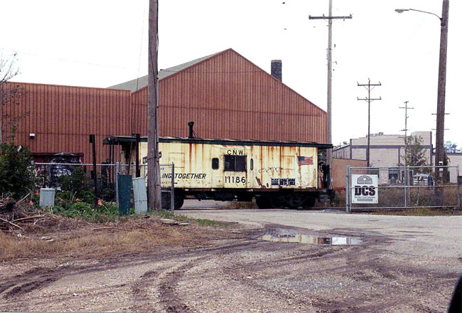 044.jpg.jpg - Jones Island, Milwaukee, Wisconsin in November 2006 - C&NW Waycar 11186.