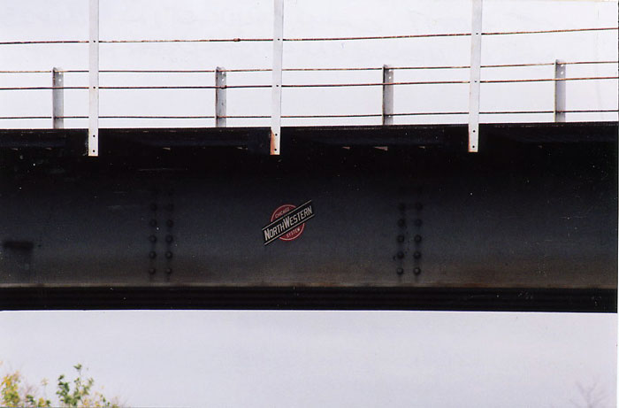 081.jpg - Chicago & North Western lives!  Highway 34 overpass on the SI.  10/2007.