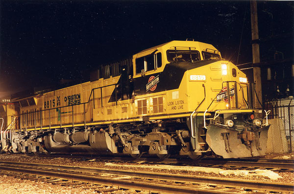 104.jpg - The 8815 at Waukegan Yard, November 1998.