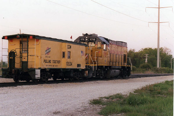 119.jpg - The Bain Switch Run at Kenosha on the KD Line, June 2008.