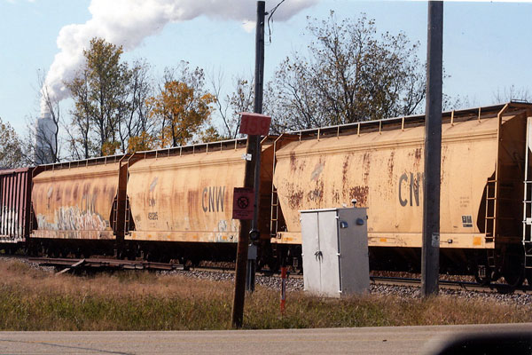 205.jpg - More C&NW cars en-route to Butler, 10/2011.