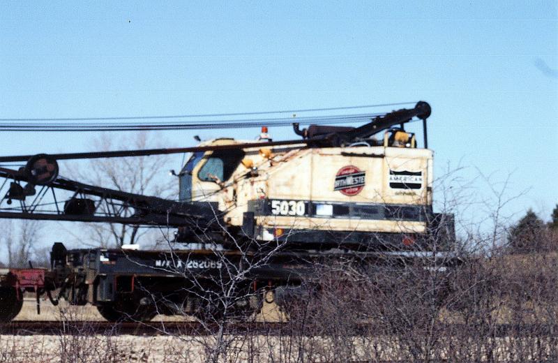 215.jpg - Another C&NW crane at an unspecified location in early 2012.
