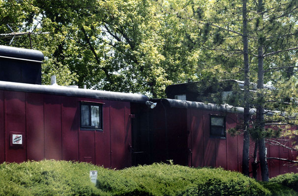 218.jpg - There are about 30 C&NW and Milwaukee Road way cars at this location in Lake Geneva.  Taken in May 2012.