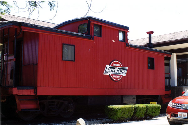 223.jpg - The second C&NW way car at Galesburg Railroad Dyas.