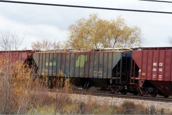 238.jpg - A former C&NW hopper is in a CP consist at Highway K, Kenosha.