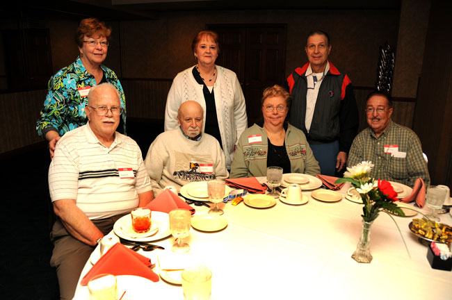 Chicago,-Sept.-24,-2011-011.jpg - Standing:  ?, Fran & Sal Settipane.  Seated:  Paul Behrendt, Peter & T.J. Schmidt and John O'Connor.