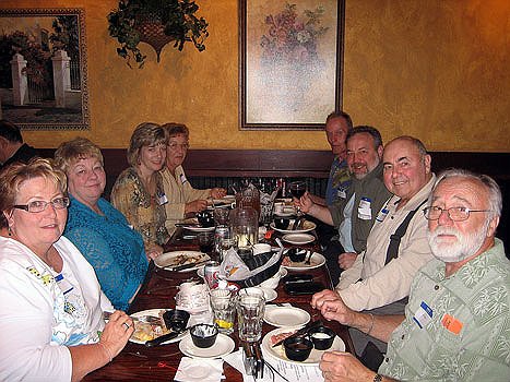 02.jpg - Left to right - Elaine Jason, Judy Dempsey, Janine Dempsey, Anne Hansen, Pete Bonate, Don Dempsey, Jerry Dempsey & Bud Jason.