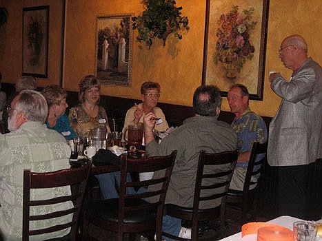 16.jpg - Facing us:  Judy Dempsey, Janine Dempsey, Anne Hansen & Pete Bonate.  Jim Hansen (standing).