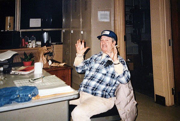 rrdays-025.jpg - Charlie "Cat Fish" Smally at the Elk Grove Yard Office.